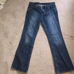 Wide leg flare 100% denim jeans